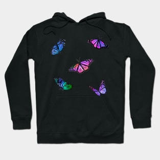 Moonlight Butterflies Sticker Pack Hoodie